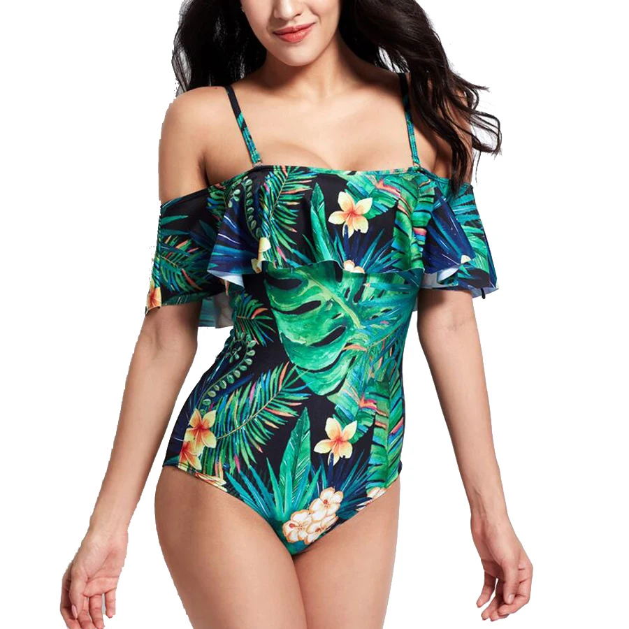 Women Swimsuit Vintage Plus size One Piece Floral Bathing Suit for Women Leaf Print Beach Swimming Bather Swimwear S M L XL 2XL
Women Swimsuit Vintage Plus size One Piece Floral Bathing Suit for Women Leaf Print Beach Swimming Bather Swimwear S M L XL 2XL