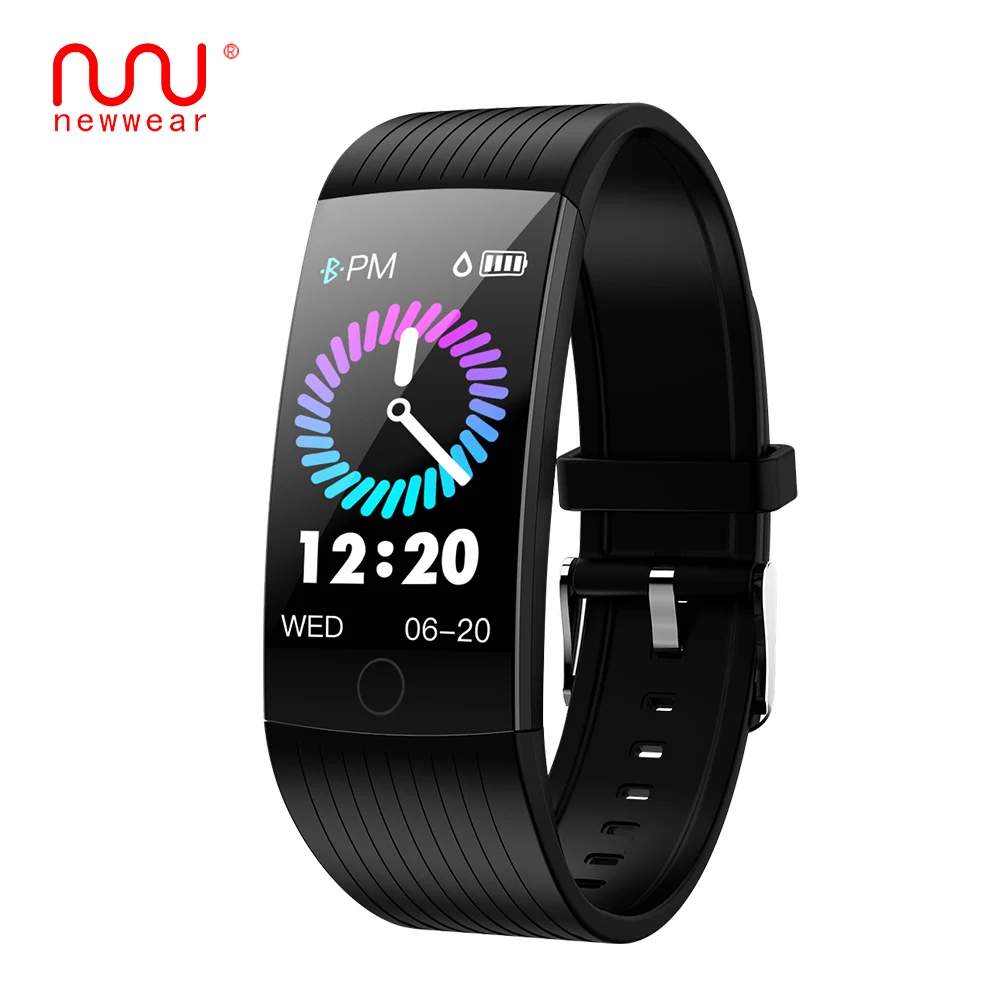 

NEWWEAR Q18 1.14 inch screen smart band IP68 waterproof smart wristband bracelet Fitness tracker smartband For Android and IOS