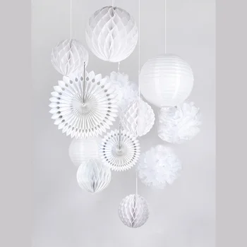 White Wedding Party Decoration Set Paper Fans Lanterns Honeycomb Balls Tissue Pom Poms Honeycomb Balls Baby Shower Bridal Shower
White Wedding Party Decoration Set Paper Fans Lanterns Honeycomb Balls Tissue Pom Poms Honeycomb Balls Baby Shower Bridal Shower