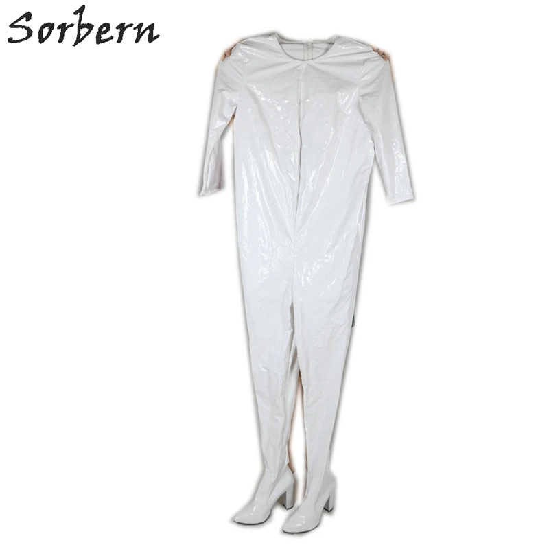 Sorbern Unisex Crossdresser Catsuit Boots Chunky High Heel Pointy Toes Custom Bodysuit Size Pant Boot Crotch Thigh High Zip Up
Sorbern Unisex Crossdresser Catsuit Boots Chunky High Heel Pointy Toes Custom Bodysuit Size Pant Boot Crotch Thigh High Zip Up