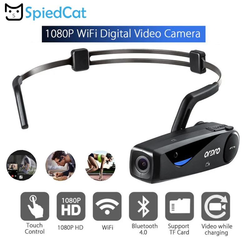 First-Person Perspective Digital Head Action Mini DV HD 1080P Video Bluetooth Call WIFI Camera for Outdoor Sport Support TF card 
First-Person Perspective Digital Head Action Mini DV HD 1080P Video Bluetooth Call WIFI Camera for Outdoor Sport Support TF card
