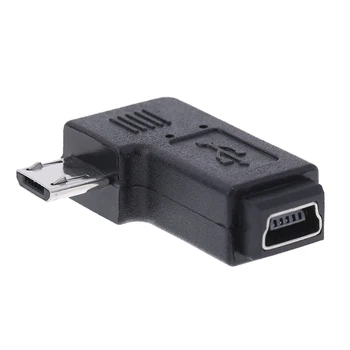 90 Degree Right Angle L Shaped Mini USB Female to Micro USB Male Date Transfer Adapter Charging Converter Connector Black 
90 Degree Right Angle L Shaped Mini USB Female to Micro USB Male Date Transfer Adapter Charging Converter Connector Black