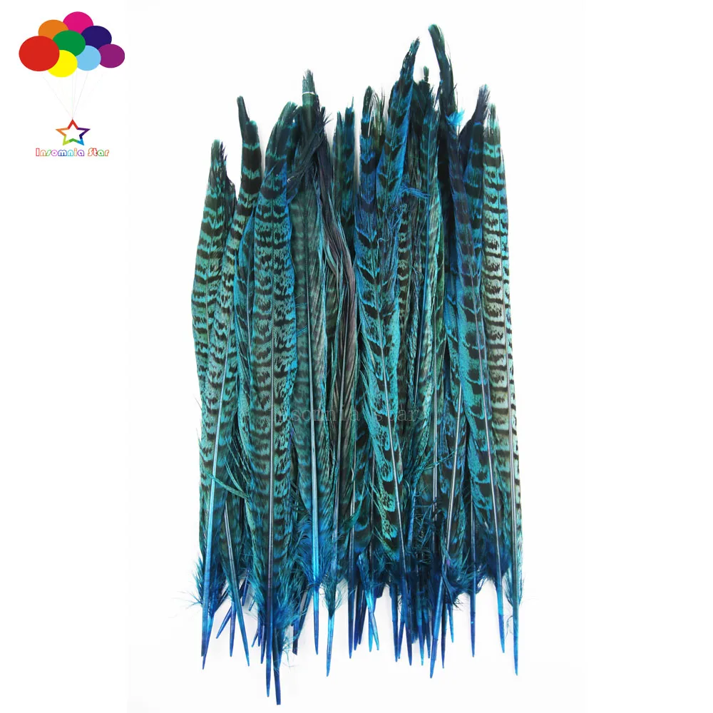 Pheasant tail Feather dyed lake blue 10-14 inch/25-35cm 100pcs carnival Diy mask headress costume cafts Accessories
Pheasant tail Feather dyed lake blue 10-14 inch/25-35cm 100pcs carnival Diy mask headress costume cafts Accessories