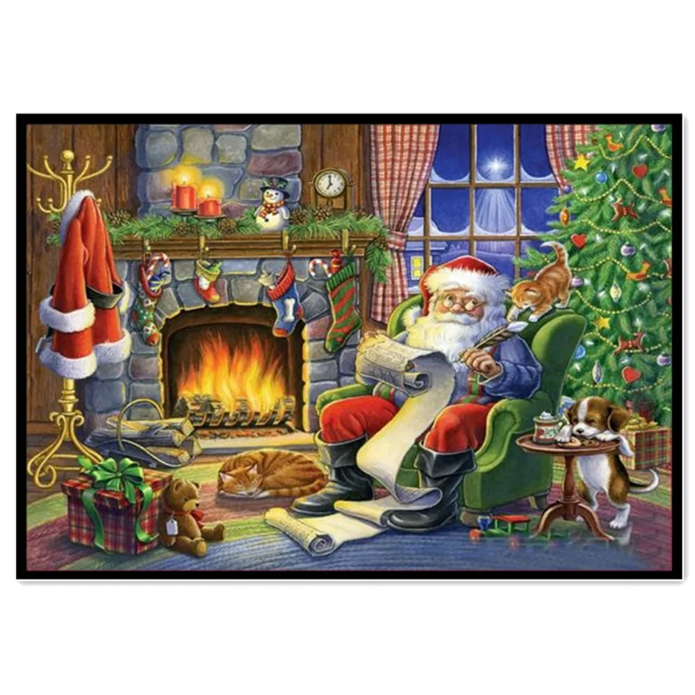 Merry Christmas 5D Diamond Rhinestone Pasted Embroidery Painting posters Santa Claus pattern Cross Stitch home decor gift A30
Merry Christmas 5D Diamond Rhinestone Pasted Embroidery Painting posters Santa Claus pattern Cross Stitch home decor gift A30