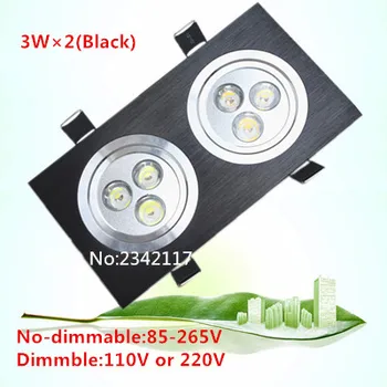 10XDHL LED dimmble 3W*2 5W*2 7W*2 110V 220V Downlight Ceiling Recessed Light Cool White/Warm White/ White+High Quality Driver
10XDHL LED dimmble 3W*2 5W*2 7W*2 110V 220V Downlight Ceiling Recessed Light Cool White/Warm White/ White+High Quality Driver