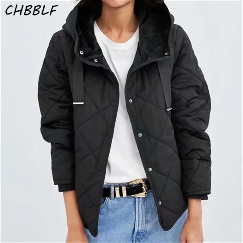 CHBBLF women winter warm padded hooded coat single breasted jacket female parka casual outerwear tops chaqueta S1742
CHBBLF women winter warm padded hooded coat single breasted jacket female parka casual outerwear tops chaqueta S1742