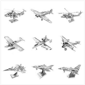 Aircraft Fighter Helicopter DIY 3D Metal Puzzles Air Force Model Kits Laser Cut Jigsaw Adults Kids Home Decor Collection Toys
Aircraft Fighter Helicopter DIY 3D Metal Puzzles Air Force Model Kits Laser Cut Jigsaw Adults Kids Home Decor Collection Toys