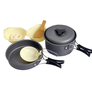 Outdoor Cookware Camping Set 1-2 People Hard Thick Aluminum Aluminium Portable Picnic Bbq
Outdoor Cookware Camping Set 1-2 People Hard Thick Aluminum Aluminium Portable Picnic Bbq