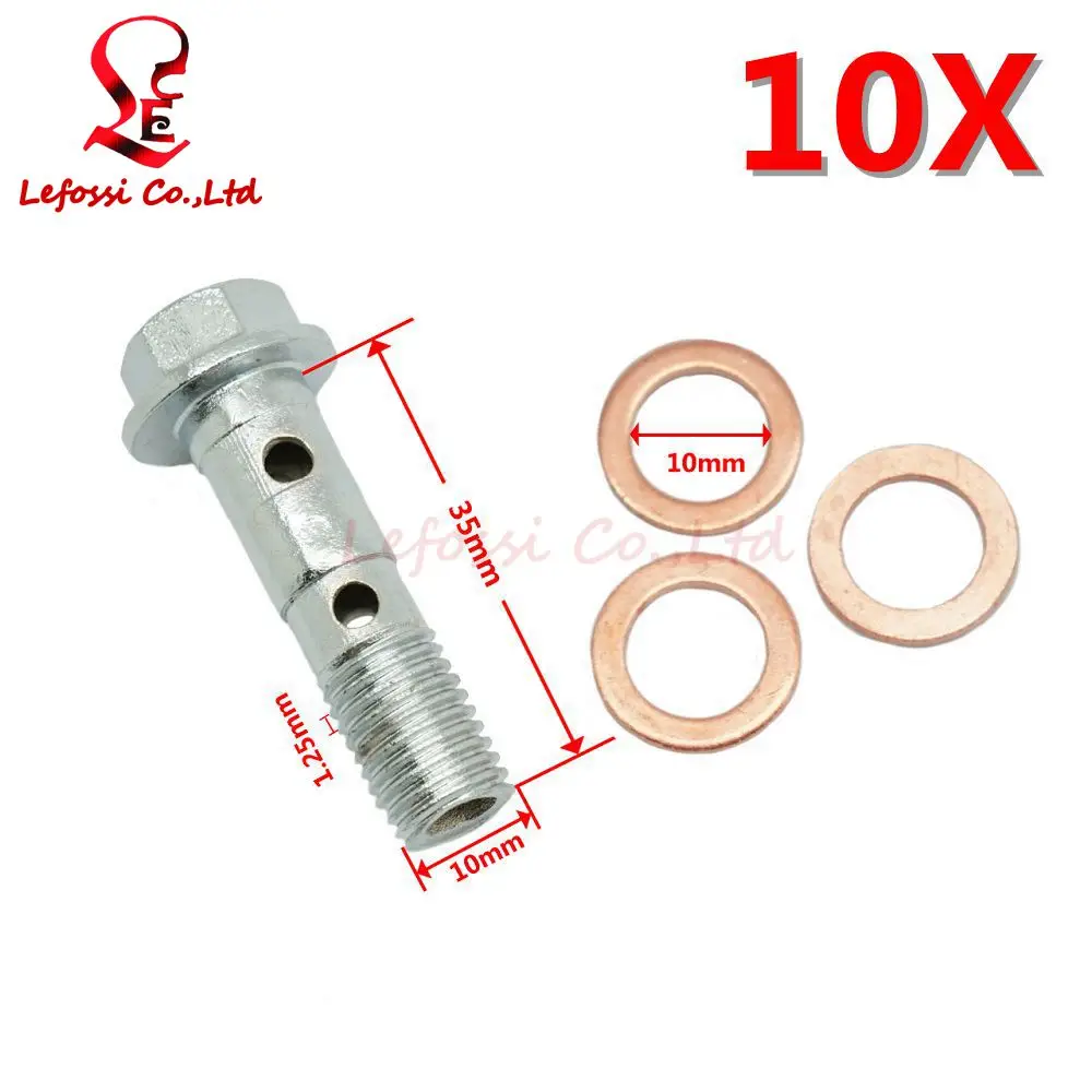 10pcs 20pcs 30pcs Motorcycle Brake Stainless Steel 10mm M10 x 1.25mm Double Banjo Bolt Fit Yamaha Ducati Kawasaki Suzuki Honda
10pcs 20pcs 30pcs Motorcycle Brake Stainless Steel 10mm M10 x 1.25mm Double Banjo Bolt Fit Yamaha Ducati Kawasaki Suzuki Honda