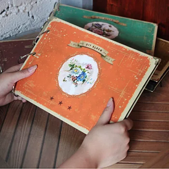 Vintage Flower 10 Inch Photo Album Wedding Photos Children Birthday Gift Family Memory Record Album Handmade Sticky Scrapbooking
Vintage Flower 10 Inch Photo Album Wedding Photos Children Birthday Gift Family Memory Record Album Handmade Sticky Scrapbooking
