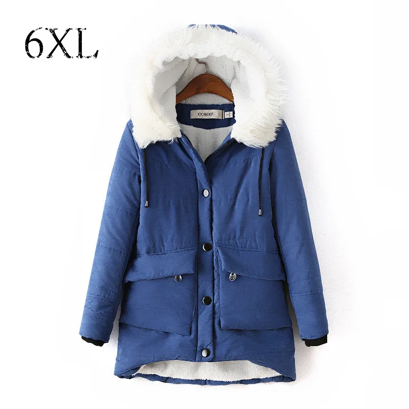 6 EXTRA LARGE Women's Winter Jacket Slim Padded Jacket Korean Female Hooded Fur Collar Coat Long Sections Cashmere Coat Big Size
6 EXTRA LARGE Women's Winter Jacket Slim Padded Jacket Korean Female Hooded Fur Collar Coat Long Sections Cashmere Coat Big Size