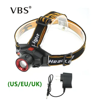 Built-in Lithium Battery Rechargeable LED Headlight Cree Q5 Waterproof High Brightness 3 Modes Zoomable Torch Headlamp + Charger
Built-in Lithium Battery Rechargeable LED Headlight Cree Q5 Waterproof High Brightness 3 Modes Zoomable Torch Headlamp + Charger
