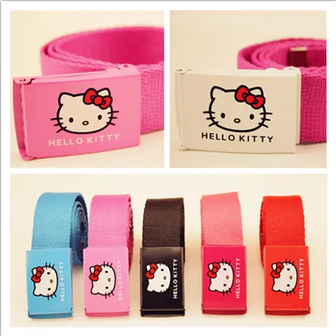 New Hello Kitty Children's Student Canvas Belt Lovely Cartoon Fashion Polyester Cotton Girl Waistband Child Kid Festival Gift
New Hello Kitty Children's Student Canvas Belt Lovely Cartoon Fashion Polyester Cotton Girl Waistband Child Kid Festival Gift