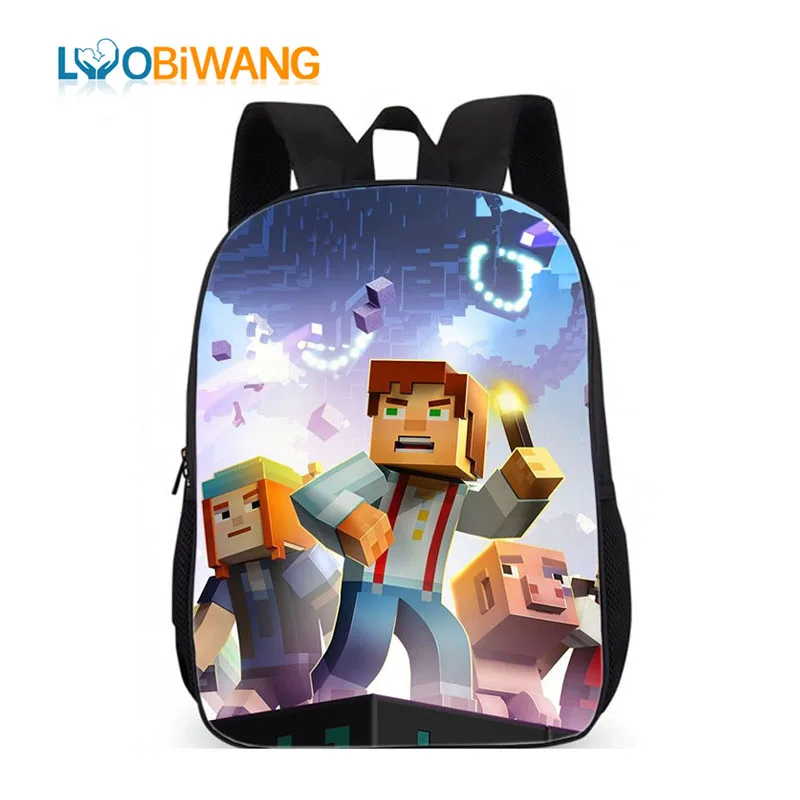 LUOBIWANG MineCraft Printing Children Schoolbag Young Men Women Daily Backpack Children Bookbag Shoulder Backpacks Gift Bag
LUOBIWANG MineCraft Printing Children Schoolbag Young Men Women Daily Backpack Children Bookbag Shoulder Backpacks Gift Bag