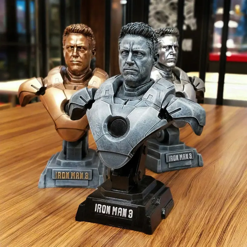 New style Avengers 3 Tony Stark Statue Iron Man MK7 Hand Model 1/4 Half Bust Decoration Gift SD394
New style Avengers 3 Tony Stark Statue Iron Man MK7 Hand Model 1/4 Half Bust Decoration Gift SD394