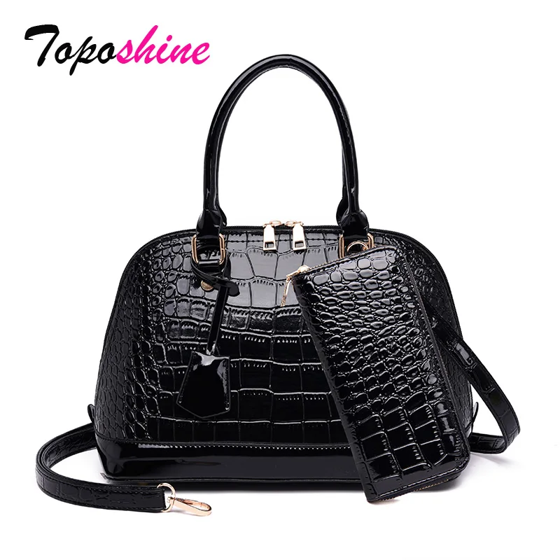 Toposhine Two-piece composite package Crocodile Pattern Shell Bag Lady Handbag New Fashion Simple Shoulder Messenger Bag
Toposhine Two-piece composite package Crocodile Pattern Shell Bag Lady Handbag New Fashion Simple Shoulder Messenger Bag