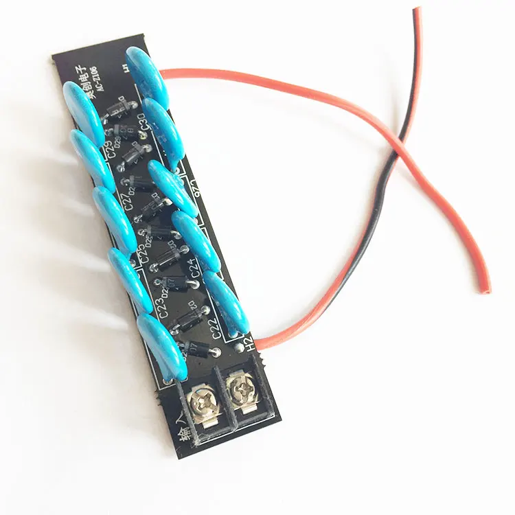 Voltage doubling rectifier AC-Z106 high power 10 times rectifier high voltage boost Tesla mosquito racket circuit board boost
Voltage doubling rectifier AC-Z106 high power 10 times rectifier high voltage boost Tesla mosquito racket circuit board boost