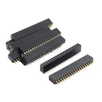 2.54mm 2x20 40-Pin Female Pin Header Socket Connector Strip 10 Pcs 
2.54mm 2x20 40-Pin Female Pin Header Socket Connector Strip 10 Pcs