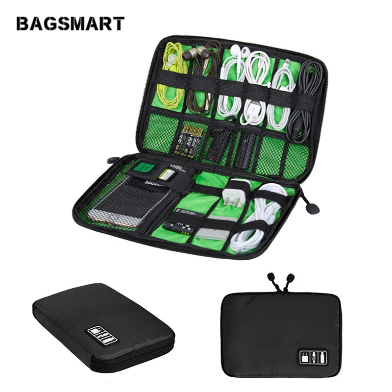 BAGSMART Travel Electronic Accessories Bags Travel Accessories Organizer Packing Bag For Phone Charger Date Cable SD Card USB
BAGSMART Travel Electronic Accessories Bags Travel Accessories Organizer Packing Bag For Phone Charger Date Cable SD Card USB