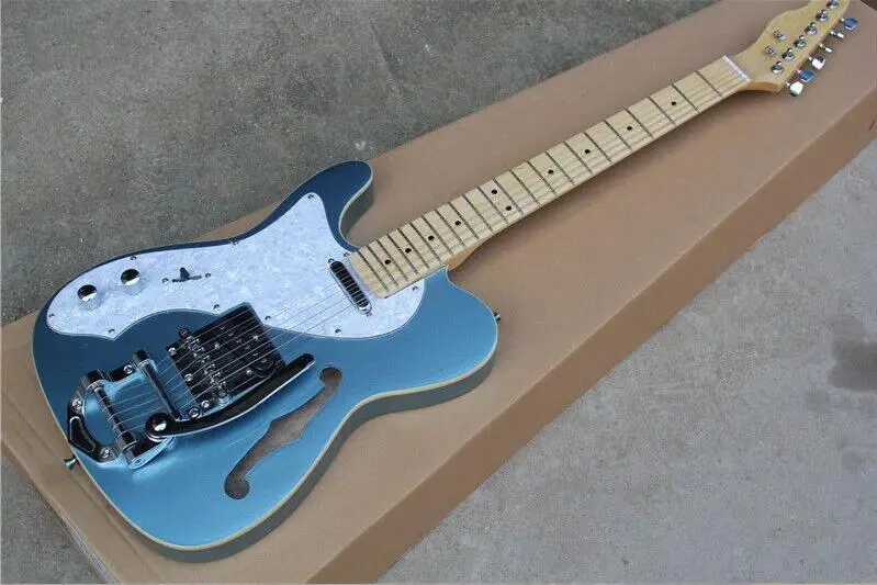 Factory custom Metal Blue Left-hand Electric Guitar with Small Rocker,White Pearl Pickguard,Maple fretboard,offer customized
Factory custom Metal Blue Left-hand Electric Guitar with Small Rocker,White Pearl Pickguard,Maple fretboard,offer customized