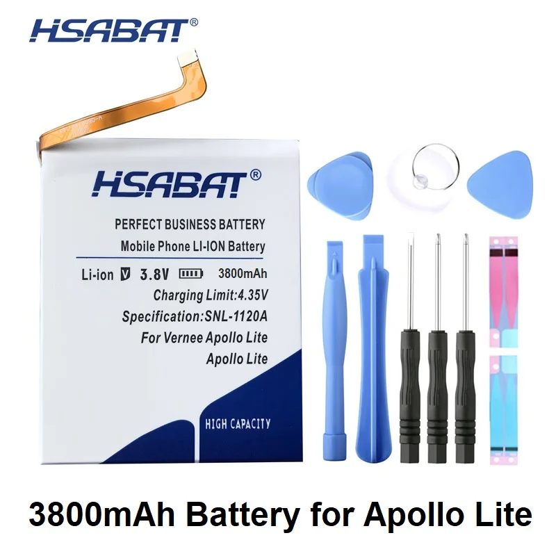 HSABAT 3800mAh SD456074PE Battery for Vernee Apollo/Apollo Lite for Vernee Apollo Lite
HSABAT 3800mAh SD456074PE Battery for Vernee Apollo/Apollo Lite for Vernee Apollo Lite