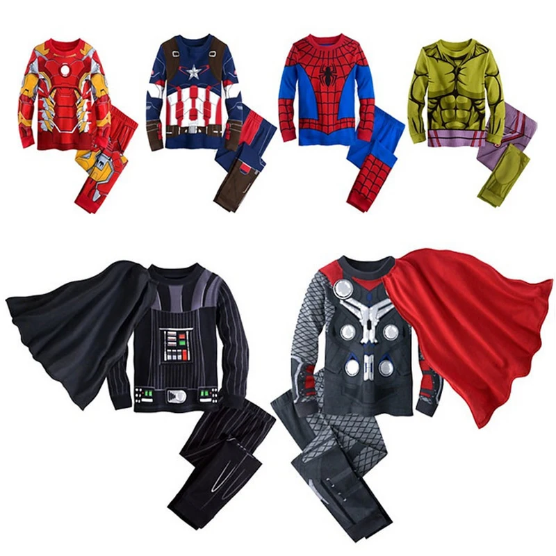 The Avengers Boys Clothing Sets Cosplay Hulk Superhero Batman Iron Man Spiderman Long Sleeve + Pants Suit 1-7 Years Kid Clothes
The Avengers Boys Clothing Sets Cosplay Hulk Superhero Batman Iron Man Spiderman Long Sleeve + Pants Suit 1-7 Years Kid Clothes