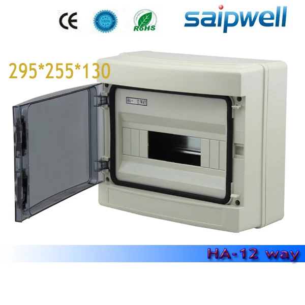 Saipwell 2014 Hot Distribution Box IP66 12 ways Waterproof Plastic Distribution Box HA series
Saipwell 2014 Hot Distribution Box IP66 12 ways Waterproof Plastic Distribution Box HA series