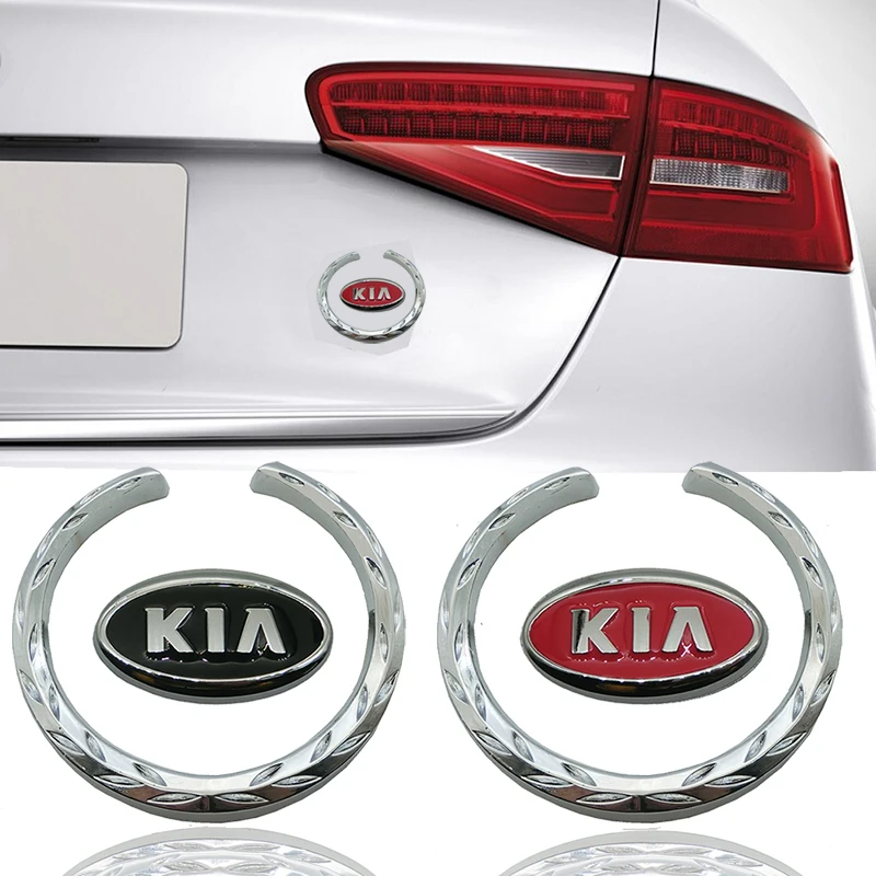 Автомобильный Стайлинг 3D металлический значок-эмблема Стикеры для KIA K2 K3 K5 Рио 3 4