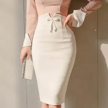Office Lady High Waist Women Skirt Knee Length Midi Skirts Womens Plus Size Elegant White Bodycon Pencil Skirt Jupe Femme C4788
Office Lady High Waist Women Skirt Knee Length Midi Skirts Womens Plus Size Elegant White Bodycon Pencil Skirt Jupe Femme C4788