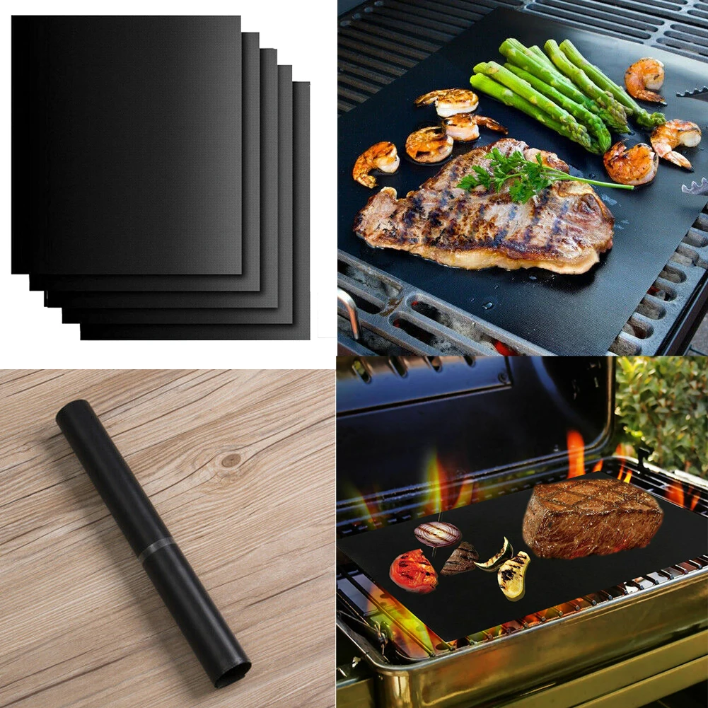 2Pcs/set Non-stick BBQ Grill Pad Barbecue Baking Pad Reusable Teflon Cooking Plate 40 * 33cm For Party Grill Mat Tools
2Pcs/set Non-stick BBQ Grill Pad Barbecue Baking Pad Reusable Teflon Cooking Plate 40 * 33cm For Party Grill Mat Tools