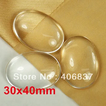 10pcs/lot, Good Quality 30X40mm Dome Oval Transparent Clear Magnifying Glass Cabochon
10pcs/lot, Good Quality 30X40mm Dome Oval Transparent Clear Magnifying Glass Cabochon