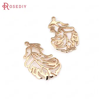 6PCS 13x23MM 24K Champagne Gold Color Plated Brass Phoenix Feather Charms Pendants High Quality Diy Jewelry Accessories
6PCS 13x23MM 24K Champagne Gold Color Plated Brass Phoenix Feather Charms Pendants High Quality Diy Jewelry Accessories