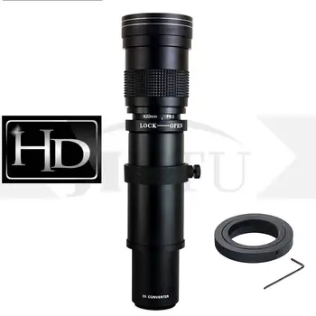 JINTU 420-800mm PRO II f/8.3-F16 Manual Telephoto Lens for Canon T6i T6s T7i SL2 60D 70D 80D 90D 5D III IV 6D 7D II Digital SLR
JINTU 420-800mm PRO II f/8.3-F16 Manual Telephoto Lens for Canon T6i T6s T7i SL2 60D 70D 80D 90D 5D III IV 6D 7D II Digital SLR