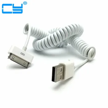 USB 2.0 Type A Male to 30-pin Dock Extension Spring Retractable Cable White 50cm/0.5m 200cm/2m
USB 2.0 Type A Male to 30-pin Dock Extension Spring Retractable Cable White 50cm/0.5m 200cm/2m