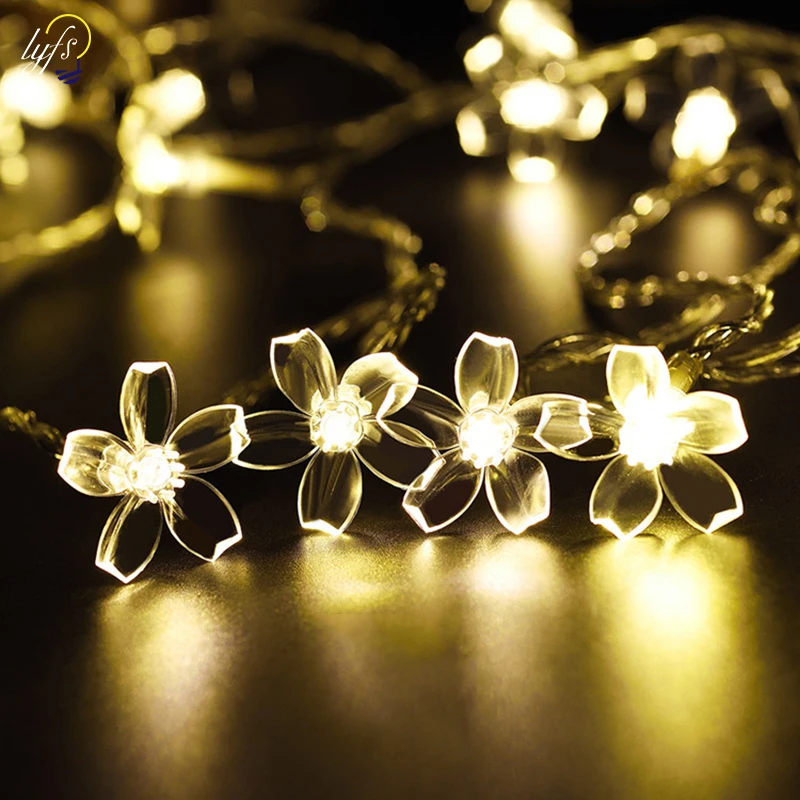 Feimefeiyou battery Operated 10FT 2M 20leds Creative Cherry Blossom LED String Light Fairy Light for Xmas New Year Valentine
Feimefeiyou battery Operated 10FT 2M 20leds Creative Cherry Blossom LED String Light Fairy Light for Xmas New Year Valentine