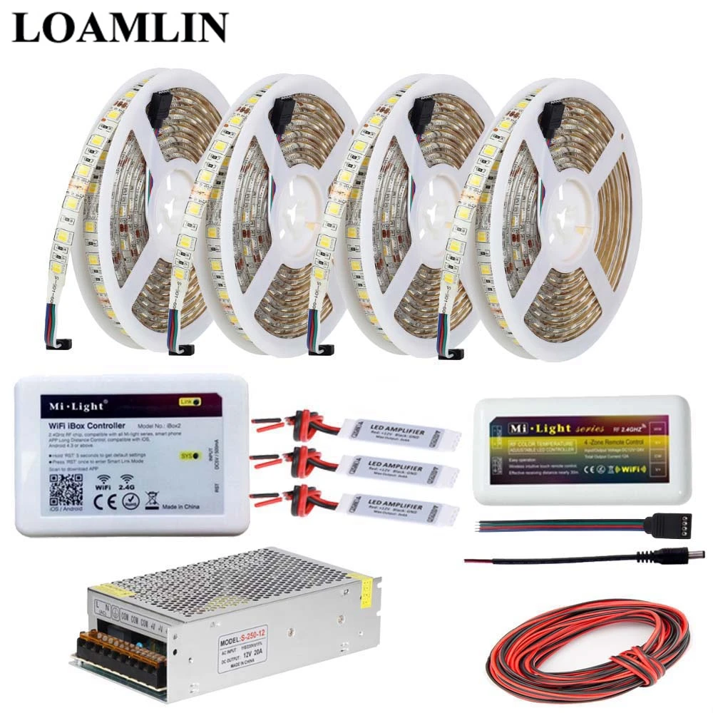 Led Strip 5050SMD Color Temperature(CCT) Led Light,2.4G Milight Wifi Ibox2 Led Controller Power Adapter Supply DC12V
Led Strip 5050SMD Color Temperature(CCT) Led Light,2.4G Milight Wifi Ibox2 Led Controller Power Adapter Supply DC12V