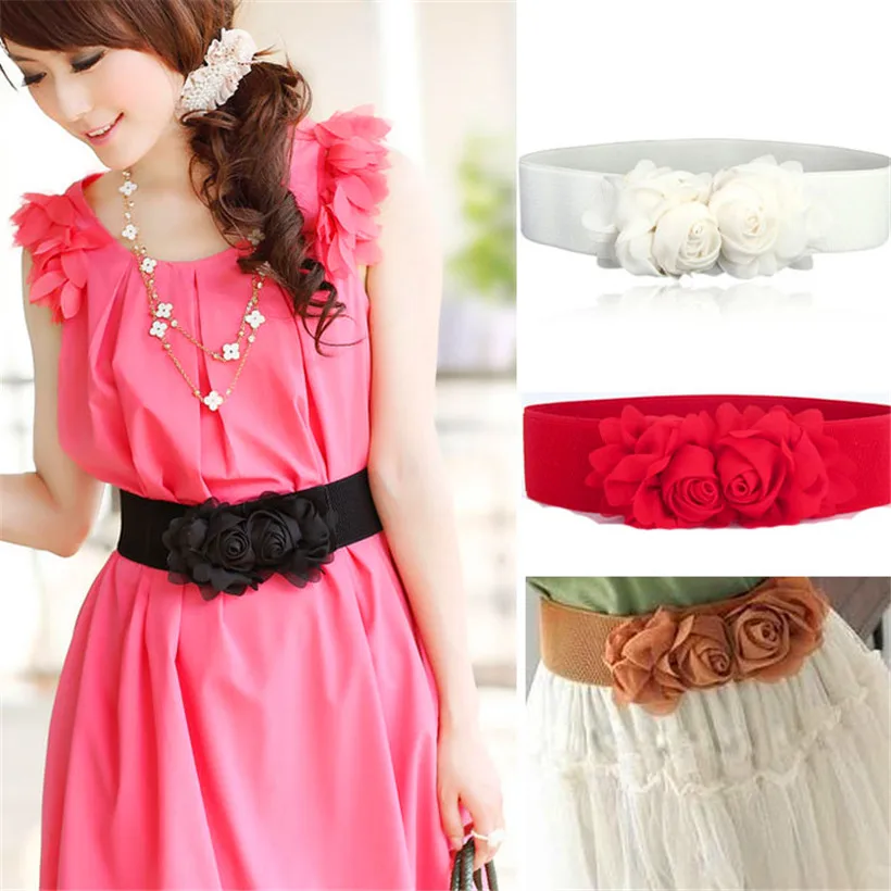 2019 New Fashion Design 1PC Women Flower Elastic Stretch Waist Belt Wide Stretch Waistbands Wedding designer Elastic belts women
2019 New Fashion Design 1PC Women Flower Elastic Stretch Waist Belt Wide Stretch Waistbands Wedding designer Elastic belts women