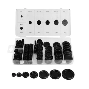 170Pcs Rubber Grommet Assortment Contain 7 Popular Sizes Firewall Hole Plug Set Electrical Wire Gasket Kit For Car
170Pcs Rubber Grommet Assortment Contain 7 Popular Sizes Firewall Hole Plug Set Electrical Wire Gasket Kit For Car
