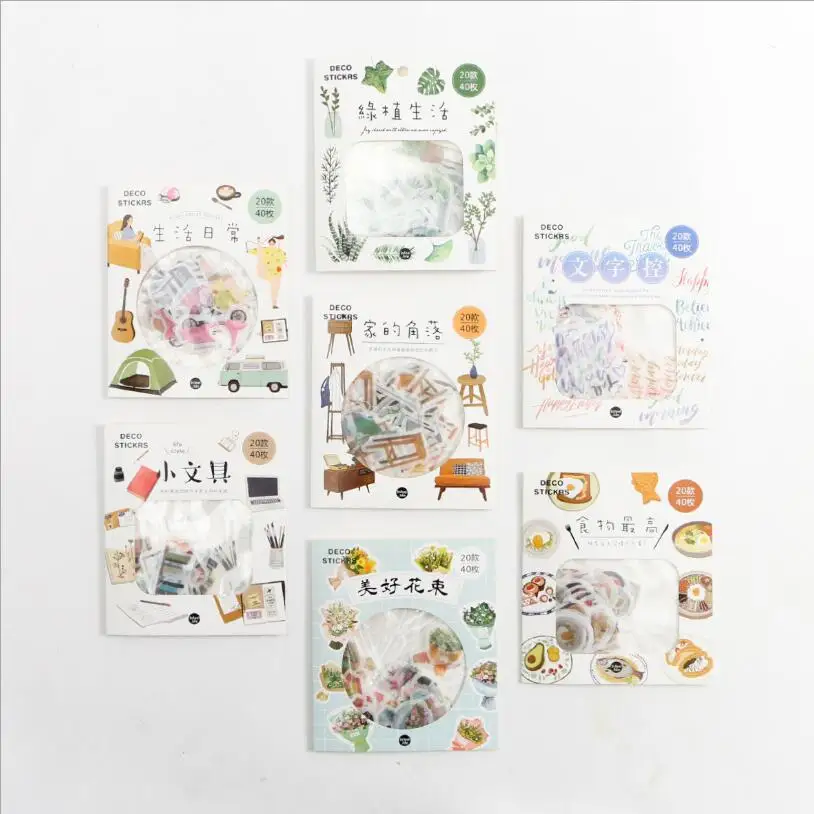 40Pc/lot Creative Daily Life Series Decoration Paper Sticker Diy Ablum Diary Scrapbooking Label Sticker Stationery School Supply
40Pc/lot Creative Daily Life Series Decoration Paper Sticker Diy Ablum Diary Scrapbooking Label Sticker Stationery School Supply