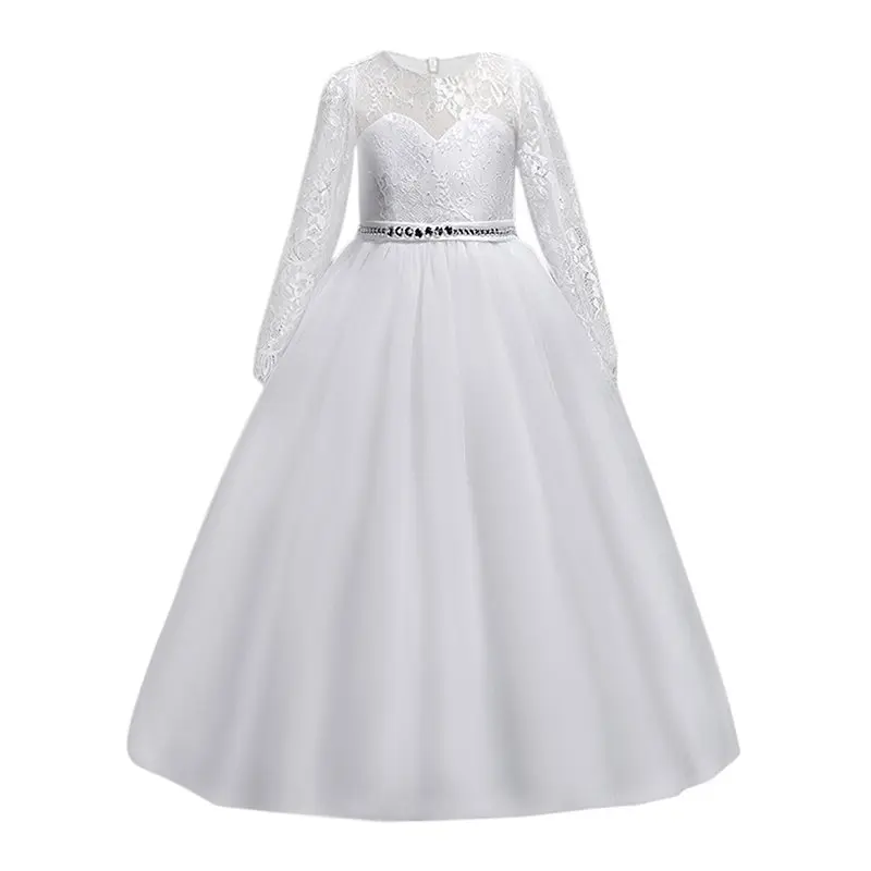VOGUEON Teenager Princess Party Costume Girls Long Sleeve Lace Wedding Dresses Children Prom Pageant Dancing Dress for 12 Years
VOGUEON Teenager Princess Party Costume Girls Long Sleeve Lace Wedding Dresses Children Prom Pageant Dancing Dress for 12 Years