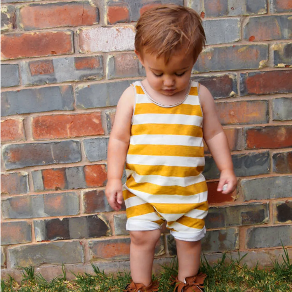 Cute Romper Toddler Baby Boys Girls Fashion Striped Casual Sleeveless Romper Jumpsuit Outfits Clothes для новорожденного Romper
Cute Romper Toddler Baby Boys Girls Fashion Striped Casual Sleeveless Romper Jumpsuit Outfits Clothes для новорожденного Romper