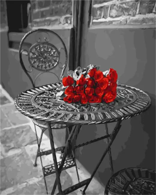 PAINTBOY Red Rose Wall Art Framed Pictures Painting By Numbers Handwork Canvas Oil Painting Home Decor For Living Room
PAINTBOY Red Rose Wall Art Framed Pictures Painting By Numbers Handwork Canvas Oil Painting Home Decor For Living Room
