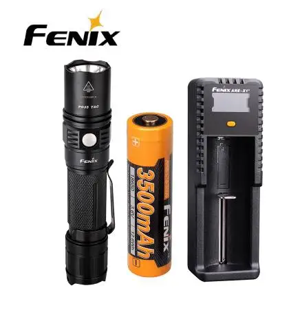 

Fenix PD35 TAC (Tactical Edition) Cree XP-L (V5) LED 1000 lumens Outdoor waterproof tactical flashlight