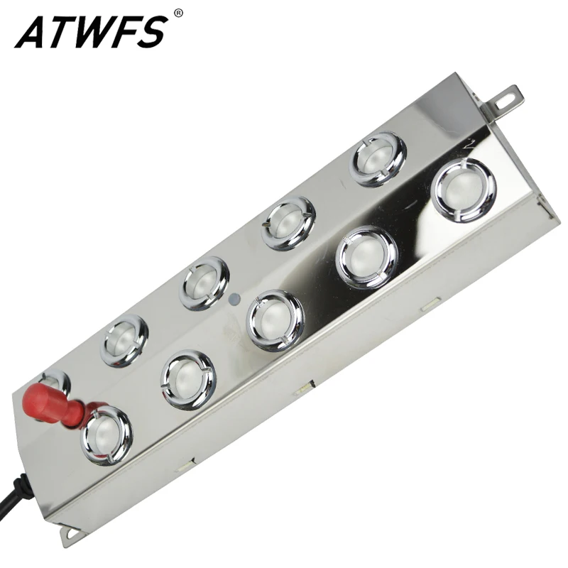 ATWFS 10 Head 5KG Ultrasonic Air Humidifier Mist Maker Fogger Stainless Steel Ultrasonic Cleaner Nebulizer Fountain Atomizers
ATWFS 10 Head 5KG Ultrasonic Air Humidifier Mist Maker Fogger Stainless Steel Ultrasonic Cleaner Nebulizer Fountain Atomizers