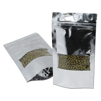 Zip Lock Stand Up Aluminum Foil Reusable Packaging Bag Zipper Moisture Proof Plastic Window Pouch Coffee Beans Nuts Storage Bag
Zip Lock Stand Up Aluminum Foil Reusable Packaging Bag Zipper Moisture Proof Plastic Window Pouch Coffee Beans Nuts Storage Bag