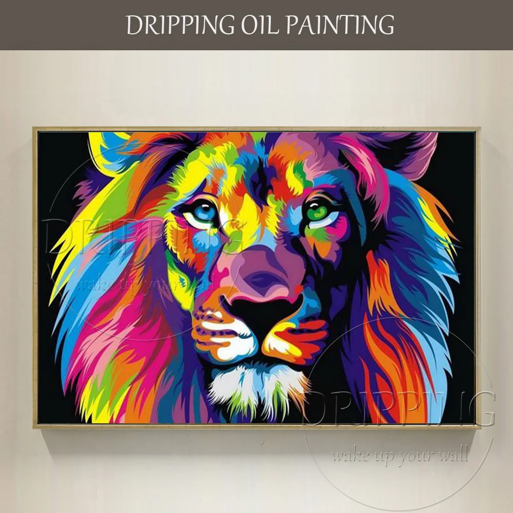 Artist Hand-painted Modern Wall Art The King of Animals Lion Oil Painting on Canvas Modern Africa Animal Lion King Oil Painting
Artist Hand-painted Modern Wall Art The King of Animals Lion Oil Painting on Canvas Modern Africa Animal Lion King Oil Painting