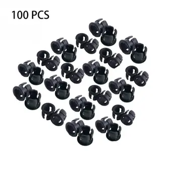 100Pcs Plastic Parts Black LED Bulb Diode Holder Black Clip Panel Mounting Socket Fireproof Connector Plastic Light Base 5mm
100Pcs Plastic Parts Black LED Bulb Diode Holder Black Clip Panel Mounting Socket Fireproof Connector Plastic Light Base 5mm