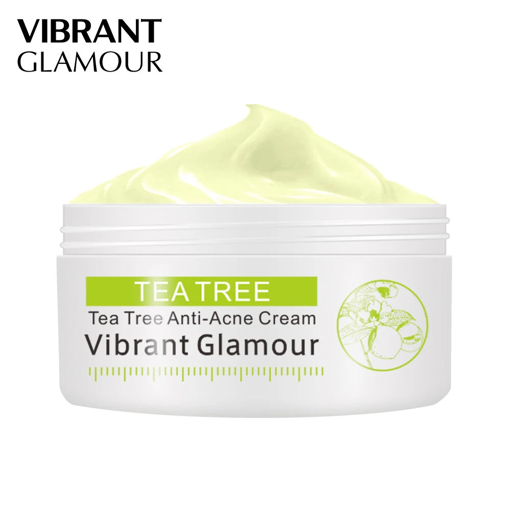 VIBRANT GLAMOUR Tea Tree Acne Treatment Face Cream Oil Control Acne Scar Remover Shrink Pores Facial Eliminates Repair Cream
VIBRANT GLAMOUR Tea Tree Acne Treatment Face Cream Oil Control Acne Scar Remover Shrink Pores Facial Eliminates Repair Cream