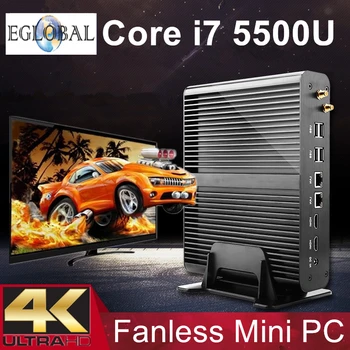 EGLOBAL Windows Mini pc i7 5500U i7 4500U Barebone minipc HTPC Intel Nuc Graphics
