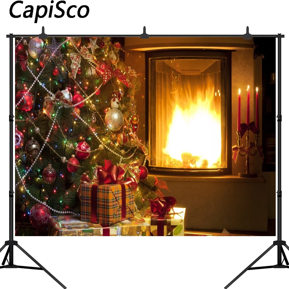 Capisco photography backdrop Christmas tree gift fireplace indoor background photocall photographic photo studio photobooth
Capisco photography backdrop Christmas tree gift fireplace indoor background photocall photographic photo studio photobooth